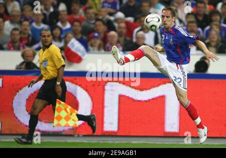 Franck Ribery tritt beim Freundschaftsspiel Frankreich gegen Mexiko am 27. Mai 2006 im Stade de France in der Nähe von Paris an. Frankreich gewann 1-0. Foto von Christian Liewig/ABACAPRESS.COM Stockfoto