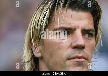 Frankreichs Torwart Gregory Coupét vor dem Freundschaftsspiel Frankreich gegen Mexiko, im Stade de France, bei Paris, Frankreich am 27. Mai 2006. Frankreich gewann 1-0. Foto von Christian Liewig/ABACAPRESS.COM Stockfoto