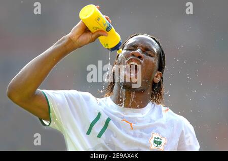 Didier Drogba von der Elfenbeinküste während der Weltmeisterschaft 2006, Niederlande gegen Elfenbeinküste am 16. 2006 im Gootlieb Daimler Stadion in Stuttgart. Die Niederlande gewannen 2-1. Foto von Gouhier-Hahn-Orban/Cameleon/ABACAPRESS.COM Stockfoto