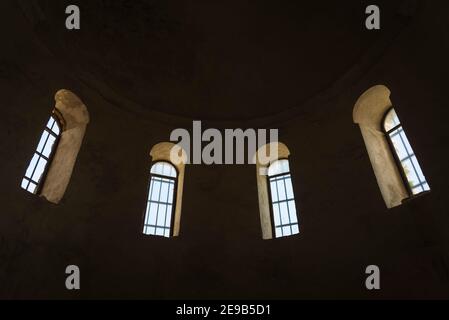 Innenraum der Kirche St. Donatus, 9th Jahrhundert vorromanische Kirche, Zadar, Dalmatien, Kroatien Stockfoto