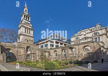 christchurch greyfriars Kirche Stadt london Stockfoto