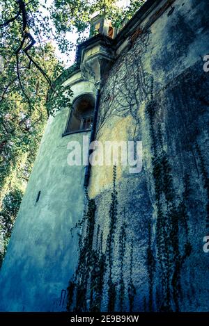 Schloss Bosiljevo, mittelalterliche Burg von Frankopan Familie und jetzt in einem Zustand der Reparatur, Karlovac County, Kroatien Stockfoto