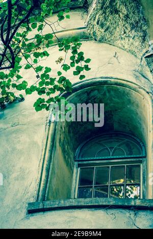 Schloss Bosiljevo, mittelalterliche Burg von Frankopan Familie und jetzt in einem Zustand der Reparatur, Karlovac County, Kroatien Stockfoto