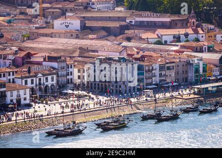 Portugal, Portu, Oktober 06,2018: Panorama-Nahaufnahme von Porto Damm, Portugal. Stockfoto