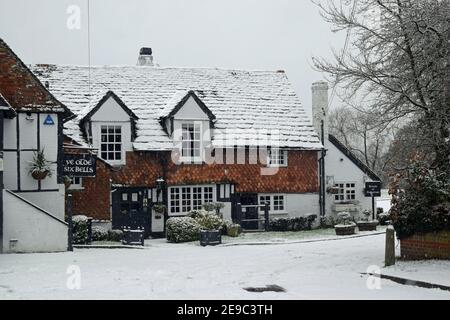 Ye Olde Six Bells Stockfoto