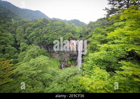 Kegon Falls im Juli (Sommer) - Nikko, Tochigi, Japan Stockfoto