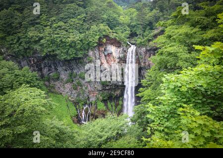 Kegon Falls im Juli (Sommer) - Nikko, Tochigi, Japan Stockfoto