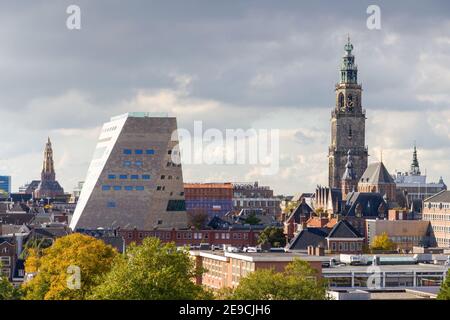 Stadtbild mit dem Martini-Turm Stockfoto