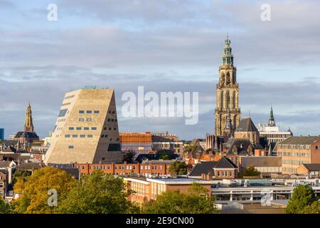 Stadtbild mit dem Martini-Turm Stockfoto