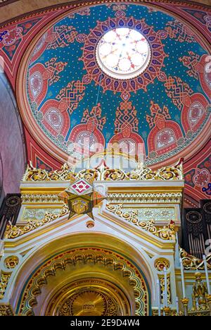 Die große Synagoge von Budapest, Budapest, Ungarn Stockfoto