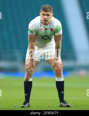 Aktenfoto vom 06-12-2020 von Owen Farrell aus England. Ausgabedatum: Donnerstag, 4. Februar 2021. Stockfoto
