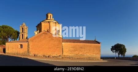 kirche Saint Francois Xavier, 17th Jahrhundert, Frankreich, Korsika, Monticello Stockfoto