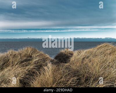 Dünen an der Nordseeküste im ländlichen Dänemark Stockfoto