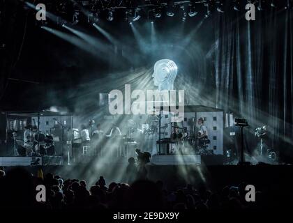 Soulwax live beim Festival 2017 in Lulworth Castle - Wareham. Stockfoto