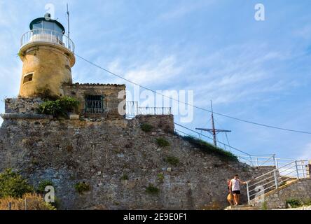 Der höchste Punkt der Festung auf der Insel Korfu. Griechenland, Stockfoto