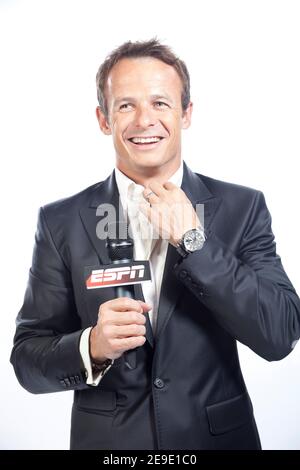 Austin Healey - ESPN Aviva Premiership Rubgy Moderator - streng Come Dancing Teilnehmer - British Lions Rugby Spieler Stockfoto