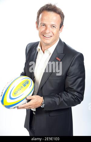 Austin Healey - ESPN Aviva Premiership Rubgy Moderator - streng Come Dancing Teilnehmer - British Lions Rugby Spieler Stockfoto