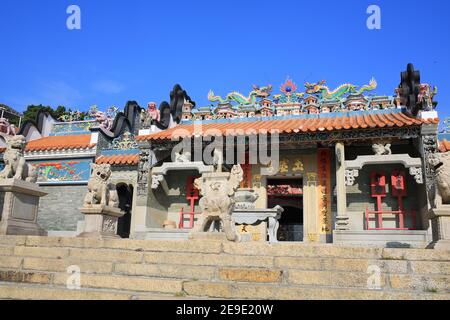 Pak Tai Tempel in Cheung Chau, Hongkong Stockfoto