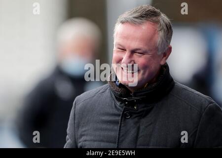 Datei Foto vom 31-01-2021 von Stoke City Manager Michael O'Neill. Ausgabedatum: Donnerstag, 4. Februar 2021. Stockfoto