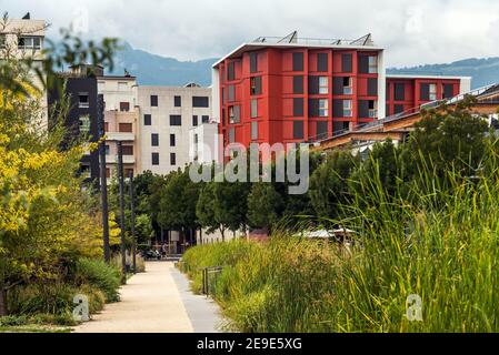 Grenoble de Bonne Eco District Stockfoto