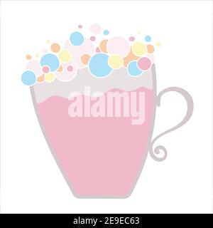 Lebensmittel-Symbole Social-Media-Symbole süße Zeichen Stock Vektor