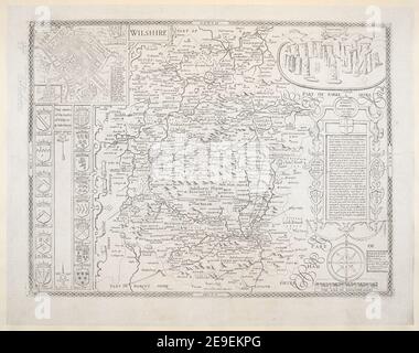 WILTSHIRE Autor Speed, John 43,28. Erscheinungsort: London Verlag: Henry Overton, Erscheinungsdatum: [1743.] Objekttyp: 1 Karte Maße: 37 x 49 cm ehemaliger Besitzer: George III., König von Großbritannien, 1738-1820 Stockfoto