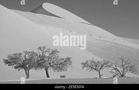 Soussevlei Dünen Landschaft in Namibia Stockfoto