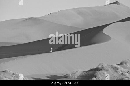 Namib Wüste Sand dune Wandern Ausflug Stockfoto