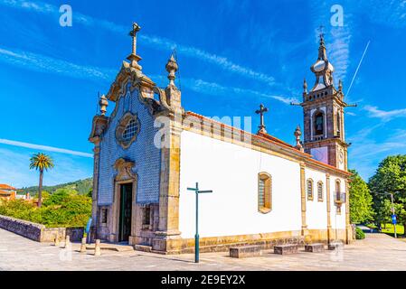 Kirche Santo António da Torre Velha in Ponte de Lima, Portugal Stockfoto