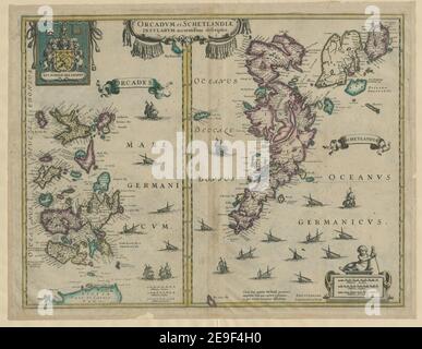 ORCADVM et SCHETLANDIAE INSLARVM accuratissima descriptio. Autor Hondius, Hendrik 50,105. Erscheinungsort: AMSTELODAMI [Amsterdam] Verlag: Sumptibus Henrici Hondij, Erscheinungsdatum: [Zwischen 1636 und 1644.] Art des Artikels: 2 Karten auf 1 Blatt Medium: Kupferstich mit Handfarbe im Umriss Maße: 37 x 27 cm und 37 x 20 cm, auf Blatt 41 x 53 cm ehemaliger Besitzer: George III, König von Großbritannien, 1738-1820 Stockfoto