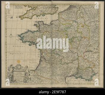 Accuratissima GALLI√Ü TABULA Gallis Vulgo dicta le ROYAUME DE FRANCE Autor Wit, Frederik de 56,20. Erscheinungsort: [Amsterdam] Verlag: Ex Officina I. Covens et C. Mortier, Erscheinungsdatum: [1720?] Objekttyp: 1 Karte Medium: Handkolorierter Kupferstich Maße: 46,8 x 55,5 cm ehemaliger Besitzer: George III, König von Großbritannien, 1738-1820 Stockfoto