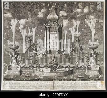 Afbeeldingh van het Theatre met syn ornamenten en Constigh Vuurwerck, opgericht door ordere van haar Ed. Groot Mog: De Heeren Staten van Holland en West Vriesland = Figure du Theatre avec ses ornemens, et un Curieu Autor Stopendael, Daniel 107,45.ii. Erscheinungsort: In 's Gravenhage Verlag: Von Anna Beek met Previlogie van haar Ed. Groot. Mo., Erscheinungsdatum: [1713] Art der Artikel: 1 Druck Medium: Radierung und Gravur Maße: Plattenmark 47,3 x 54,2 cm, auf Blatt 49 x 55 cm ehemaliger Besitzer: George III., König von Großbritannien, 1738-1820 Stockfoto