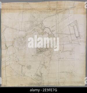 Ein getönter Plan, unvollendet, der Gärten der Cumberland Lodge, in Windsor Great Park. Autor Vardy, John 7,38.2.B.(2). Erscheinungsort: [Windsor] Verlag: [John Vardy] Erscheinungsdatum: [Ca. 1750.] Art des Artikels: 1 Karte Medium: Bleistift, Tinte, Tinte über Bleistift und Waschmittel Maße: 82 x 82 cm ehemaliger Besitzer: George III, König von Großbritannien, 1738-1820 Stockfoto