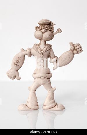 Popeye Spielzeugmodell Stockfoto