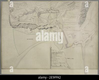 PLAN von der NORDFRONT der STADT GIBRALTAR &c. Autor Massey, G. 72,47.d,2.TAB. Erscheinungsort: [Gibraltar] Verlag: Lieut: G. Massey of the 53d. Reg.: Delineavit, Erscheinungsdatum: [1757.] Objekttyp: 1 Karte Medium: Tusche und Aquarell Maße: 81 x 107 cm ehemaliger Besitzer: George III., König von Großbritannien, 1738-1820 Stockfoto