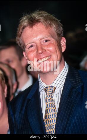 DIEREN, NIEDERLANDE - APR 07, 1999: Prinz Willem-Alexander Sohn der damaligen niederländischen Königin Beatrix. Stockfoto