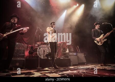 Vintage Trouble beendet ihre Europatour in der Islington Assembly Hall Stockfoto