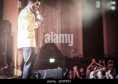 Vintage Trouble beendet ihre Europatour in der Islington Assembly Hall Stockfoto