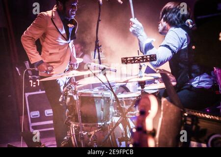 Vintage Trouble beendet ihre Europatour in der Islington Assembly Hall Stockfoto