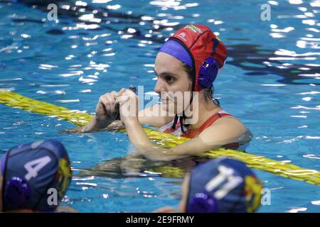 Roma, Italien. Februar 2021, 4th. Roma, Italien, Acquatic Centre of Ostia, 04. Februar 2021, Laura Teani (Plebiscito Padova) während Olympiakos SF Piraeus gegen Plebiscito Padova - Waterpolo EuroLeague Frauen Spiel Kredit: Luigi Mariani/LPS/ZUMA Wire/Alamy Live News Stockfoto