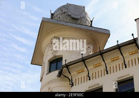 Architektur von Ciril Metod Koch in Ljubljana Stockfoto