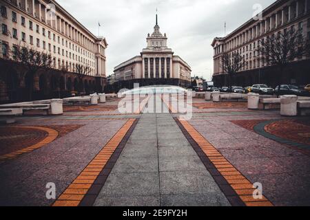 Der Largo in der Stadt Sofia, Bulgarien Stockfoto