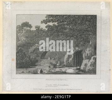 Castle Hill Devonshire. Autor Roberts, S. 11,96.c. Erscheinungsort: [London] Verlag: Erschienen im April 12 1792 bei P. Roberts Hampstead Heath , W. Dickinson Bond Street., Erscheinungsdatum: [April 12 1792] Objekttyp: 1 Print Medium: Radierung und Aquatinta Maße: Blatt 15,2 x 18 cm Ex-Besitzer: George III, King of Great Britain, 1738-1820 Stockfoto
