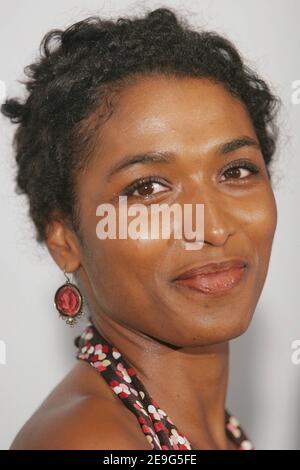 Die französische Schauspielerin Sara Martins posiert während des TV Fiction Festivals 8th in Saint Tropez, Südfrankreich, am 16. September 2006. Foto von Gerald Holubowicz/ABACAPRESS.COM Stockfoto