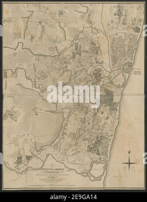 Die Umgebung von Madras im Jahr 1814 befragt. Autor Faden, William 115,75.1. Erscheinungsort: London Verlag: Herausgegeben von W. Faden, Geographer to His Majesty, and His Royal Hoheit The Prince Regent, Charing Cross, Dez. 1, Erscheinungsdatum: 1816. Objekttyp: 1 Karte Medium: Kupferstich Maße: 78,4 x 60,2 cm ehemaliger Besitzer: George III, König von Großbritannien, 1738-1820 Stockfoto