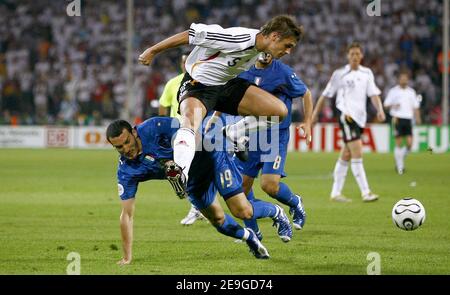 Deutschlands Sebastian Kehl während der WM 2006, Halbfinale, Italien gegen Deutschland im Signal Iduna Park Stadion in Dortmund, Deutschland am 4. Juli 2006. Italien gewann 2-0. Foto von Christian Liewig/ABACAPRESS.COM Stockfoto