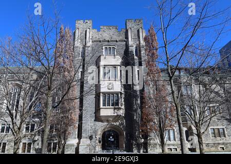 Campus der University of Toronto, traditionelles altes Gebäude, Knox College Stockfoto