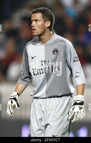 Mickael Landreau von PSG während des französischen Fußballspiels der ersten Liga, Paris-Saint-Germain gegen Lille am 19. August 2006 im Stadion Parc des Princes in Paris, Frankreich. PSG gewann 1-0. Foto von Christian Liewig/ABACAPRESS.COM Stockfoto