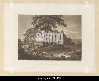 Blick auf Hampstead . Autor Alken, Samuel 29,13.e,5 Erscheinungsort: London Verlag: Pub: Okt 22. 1796 von S. Alken, Nr. 2, Francis Street East, Bedford Square, Erscheinungsdatum: [1796] Objekttyp: 1 Druckmedium: Radierung und Aquatinta Maße: Platemark 20,1 x 26,4 cm. Ehemaliger Besitzer: George III., König von Großbritannien, 1738-1820 Stockfoto