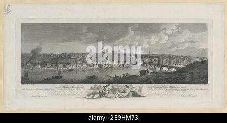 Rechts Worshipful Sir Matthew White Ridley Bar.t Bürgermeister, der Recorder, Aldermen, Sheriff und Gemeinderat, der STADT und Grafschaft der STADT NEWCASTLE upon TYNE, dieser Ansicht dieser Stadt, aus dem so Autor Fittler, James 32,56.f. Erscheinungsort: Spital Verlag: 29. Juli, Erscheinungsdatum: 1783. Art des Artikels: 1 Druck Medium: Radierung Maße: Platemark 19,7 x 47,7 cm ehemaliger Besitzer: George III, König von Großbritannien, 1738-1820 Stockfoto